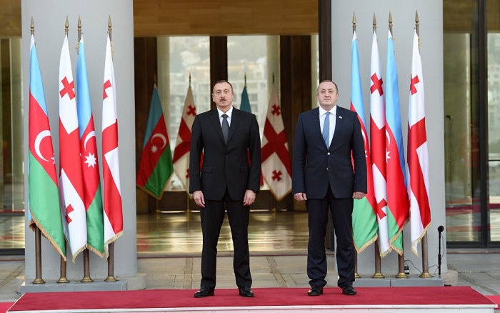 Official welcoming ceremony held in Tbilisi for President Ilham Aliyev - PHOTOS